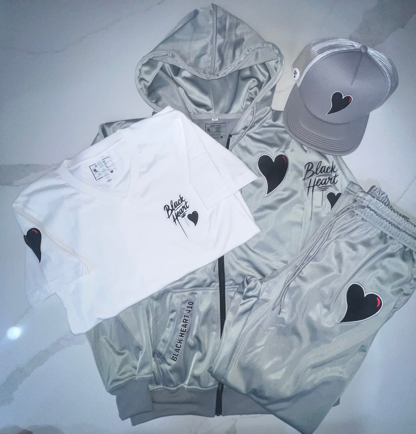 Signature Silver Tracksuit