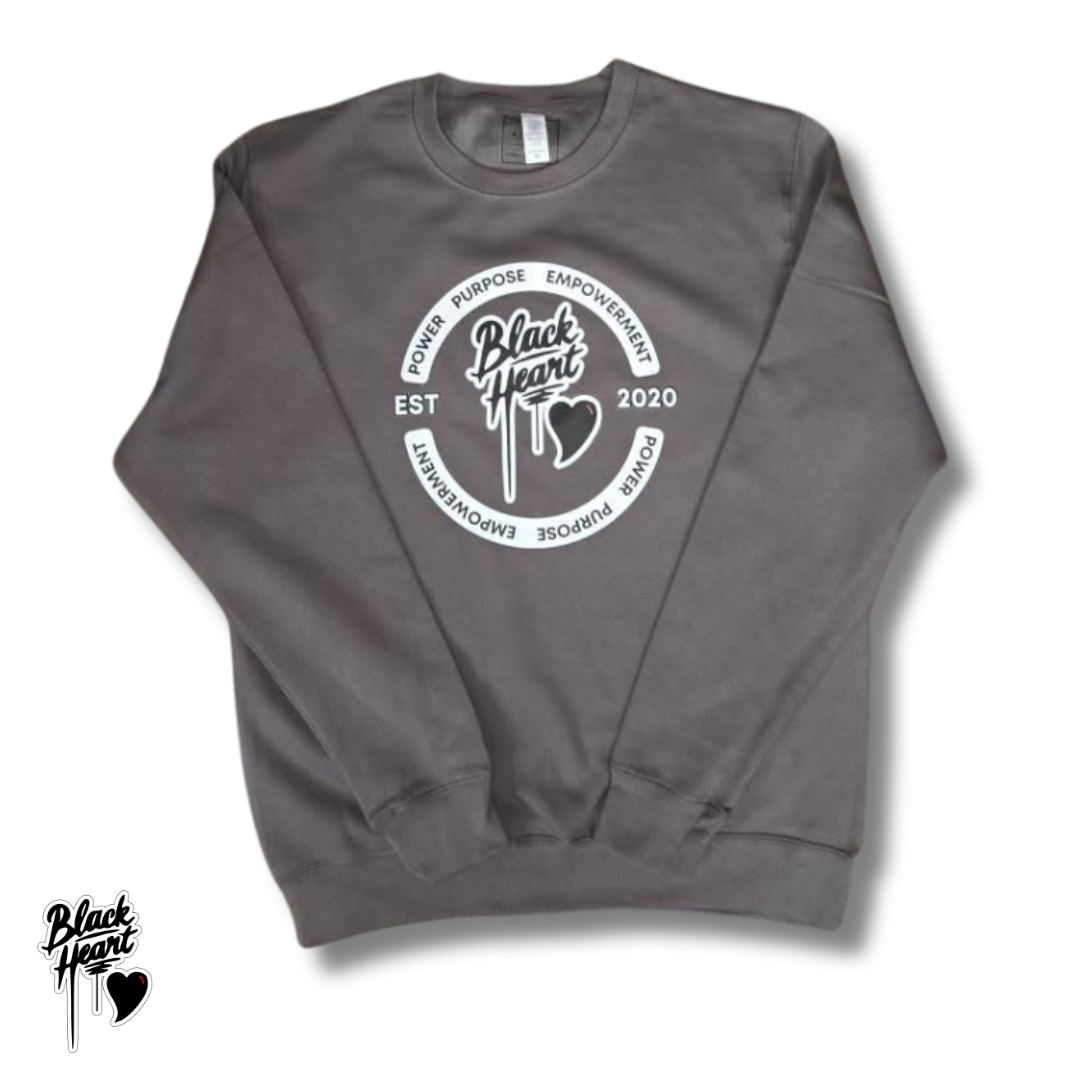 Power, Purpose & Empowerment Sweatshirt - Steel Gray
