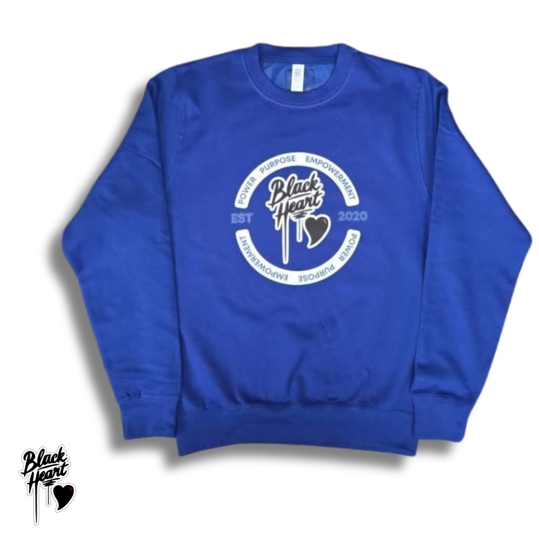 Power, Purpose & Empowerment Sweatshirt- Royal Blue