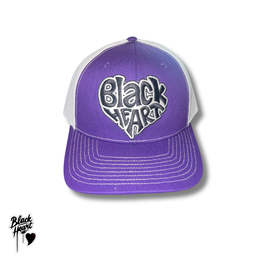 Black Heart Truckers with Word Heart Logo