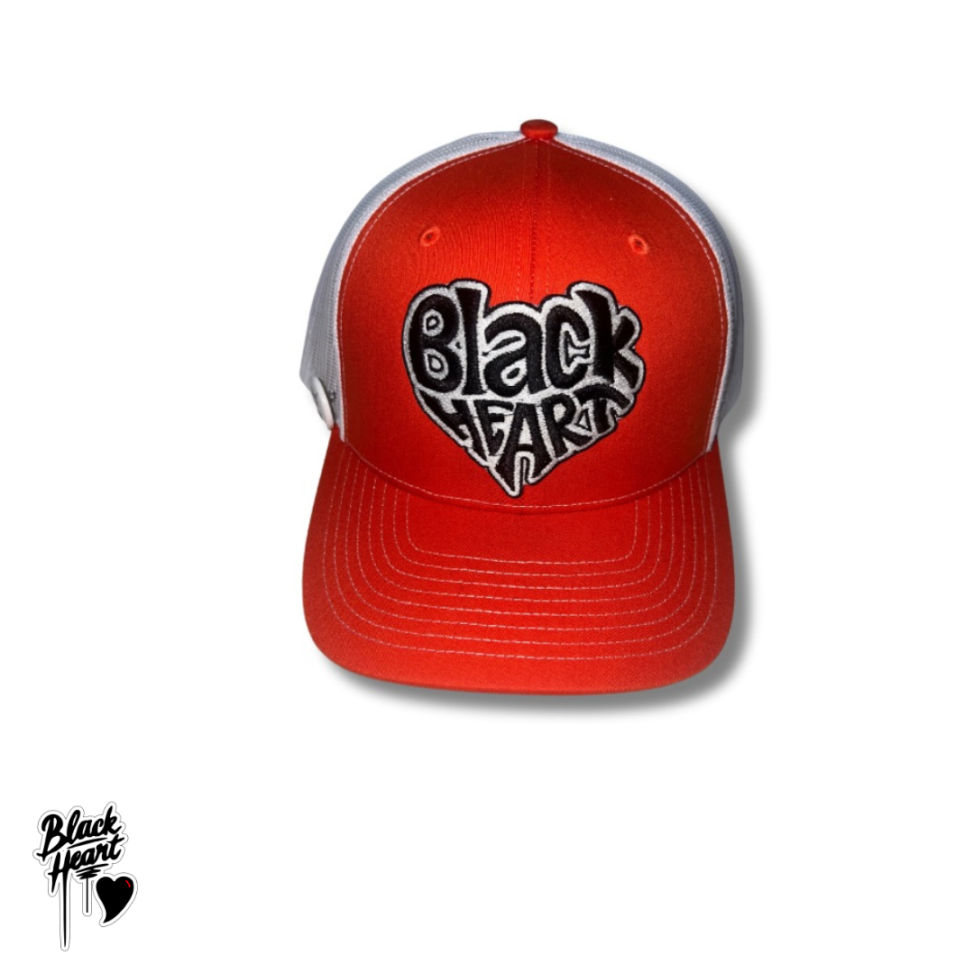 Black Heart Truckers with Word Heart Logo