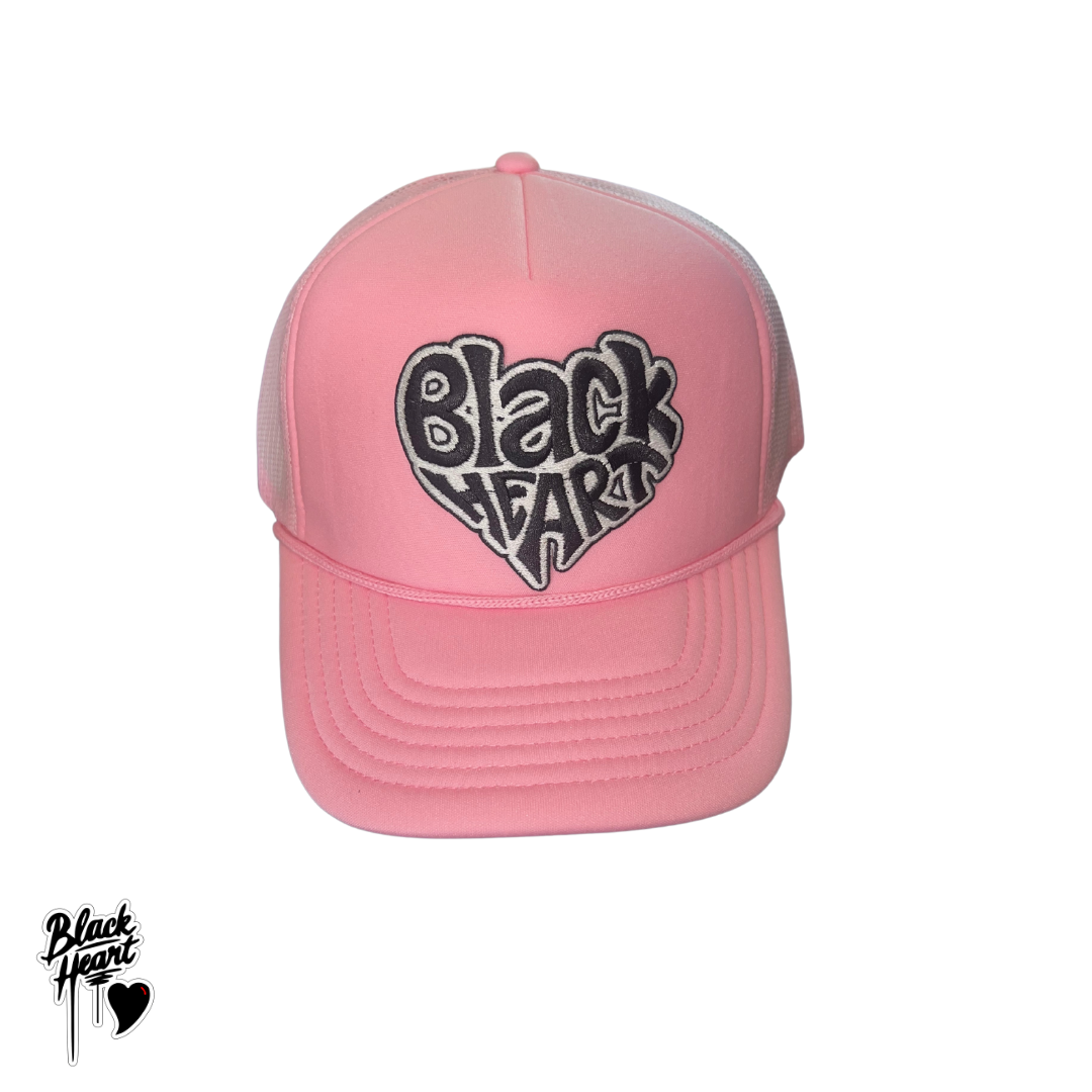 Black Heart Truckers with Word Heart Logo