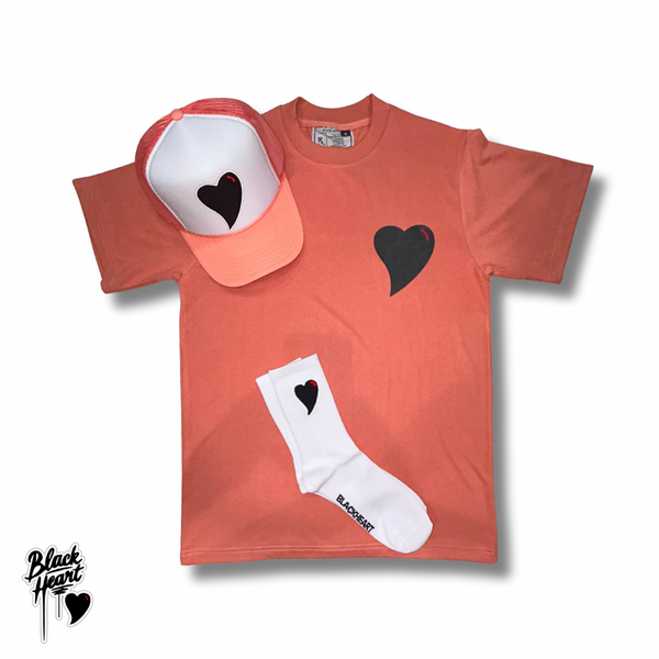 Unapologetically Black - Peach T-Shirt – Black Heart410
