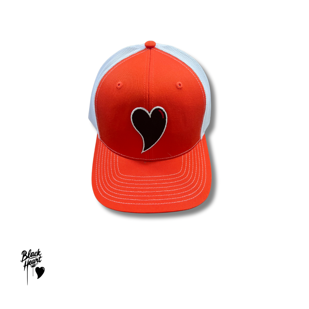 Black Heart Truckers with Heart Logo