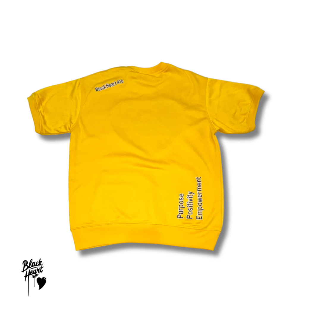Unisex KISS Short-sleeve Sweatshirt - Yellow