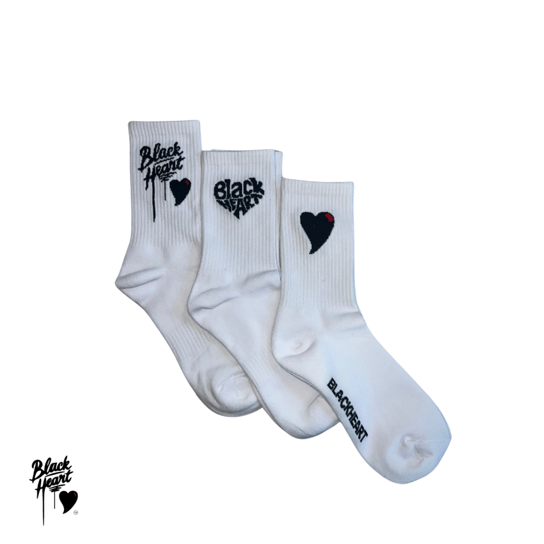 Black Heart Sock