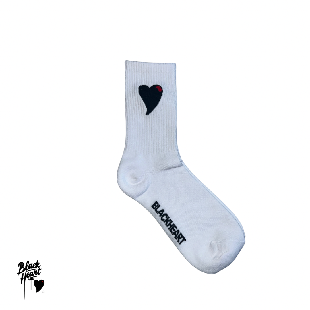 Black Heart Sock