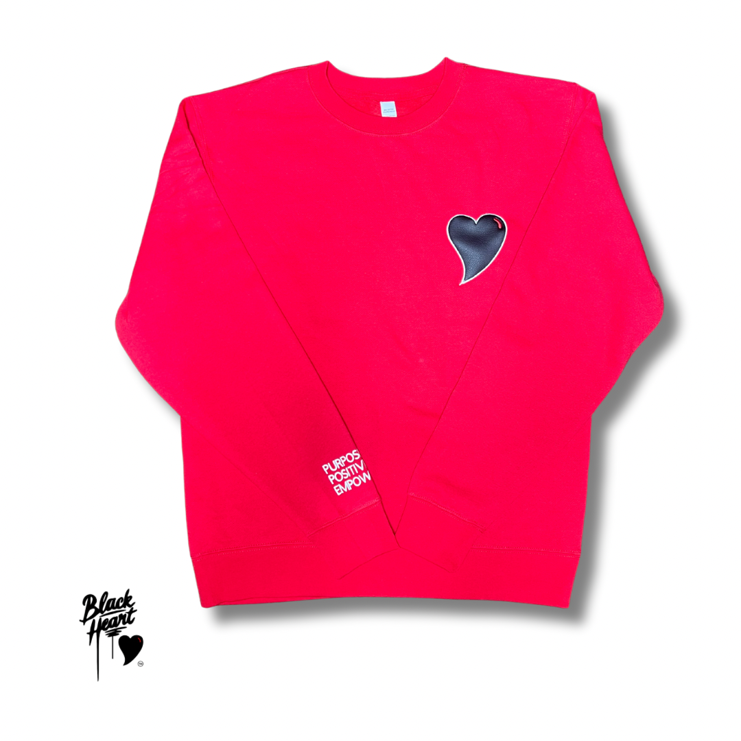 Perfect Heart Crewneck - Red