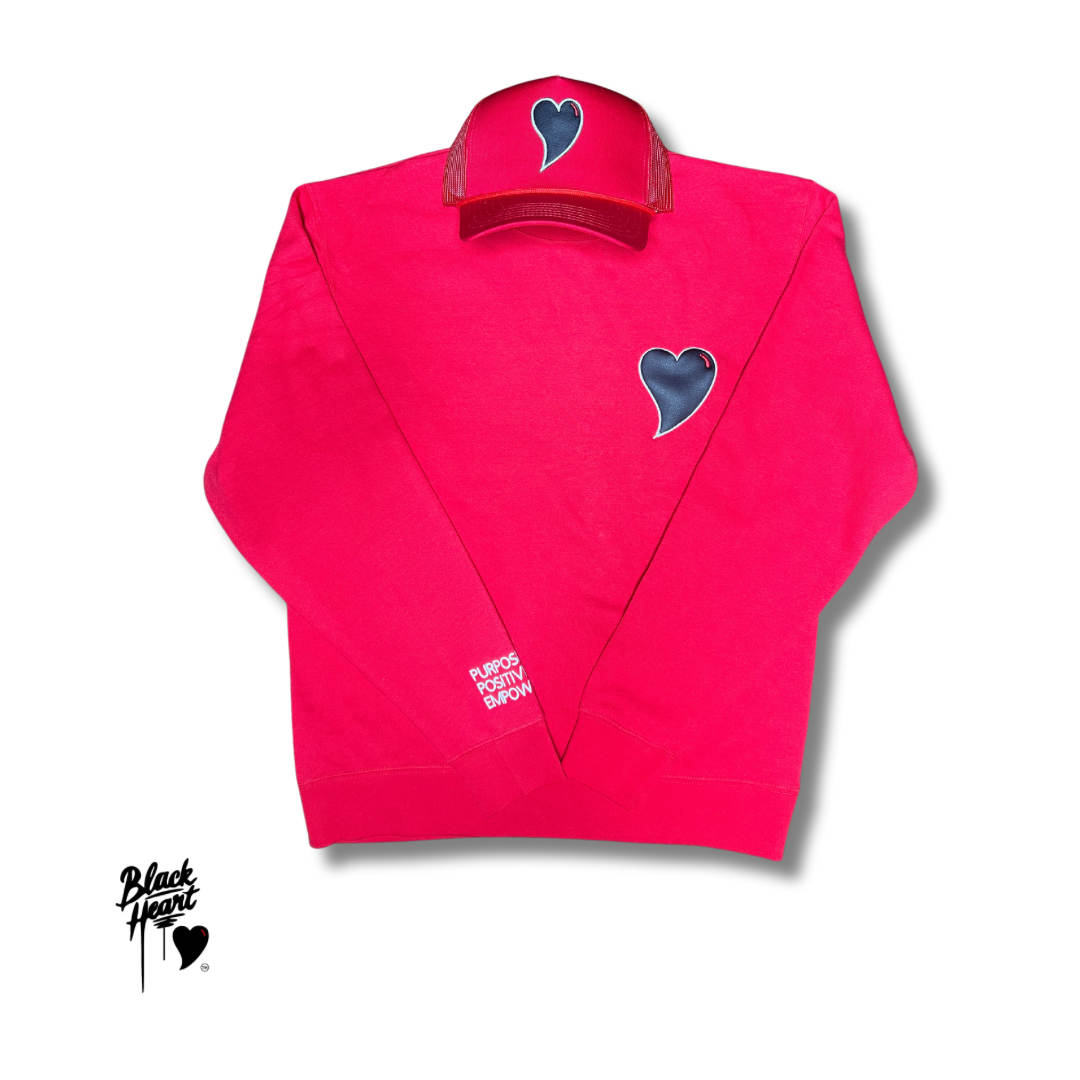 Perfect Heart Crewneck - Red