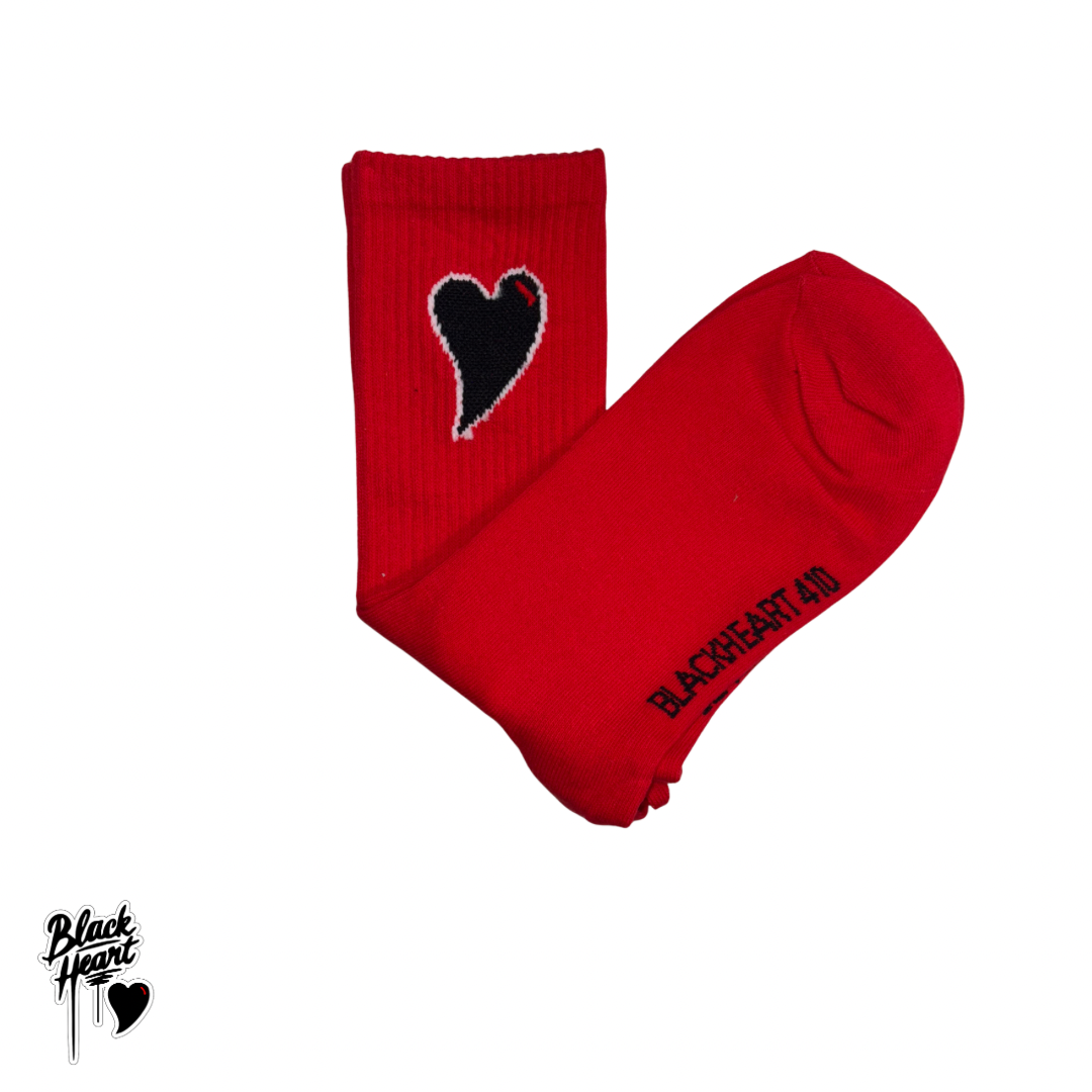 Black Heart Sock
