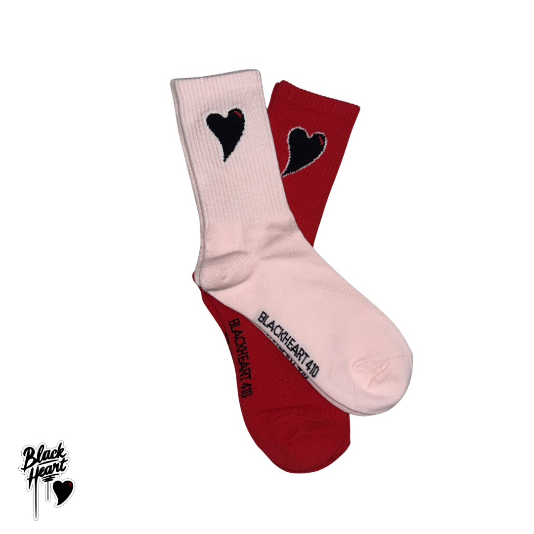 Black Heart Sock