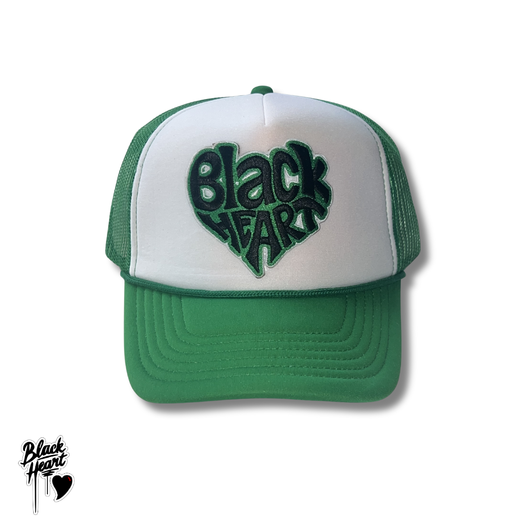 Black Heart Trucker Hat