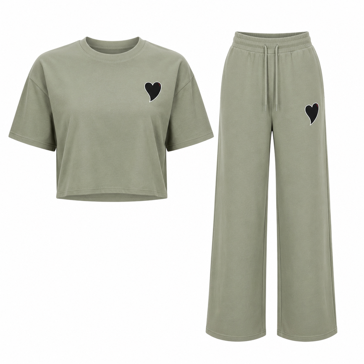 Black Heart Women’s Lounge Set