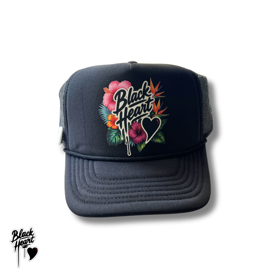 Black Heart Summer Collection Trucker Hat