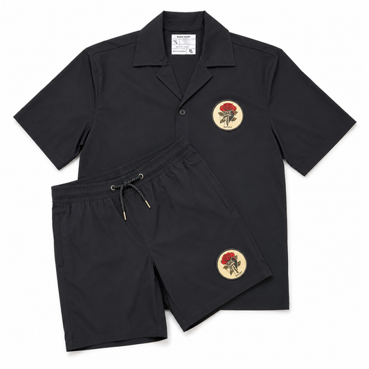 Black Heart Signature Men’s Resort Set – Black