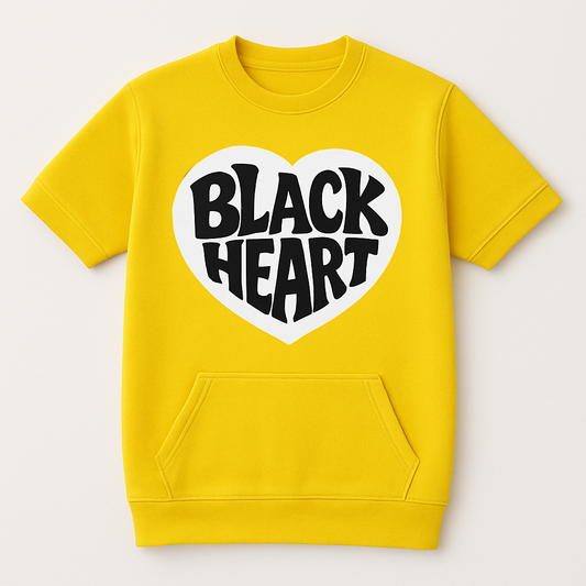 Unisex KISS Short-sleeve Sweatshirt - Yellow