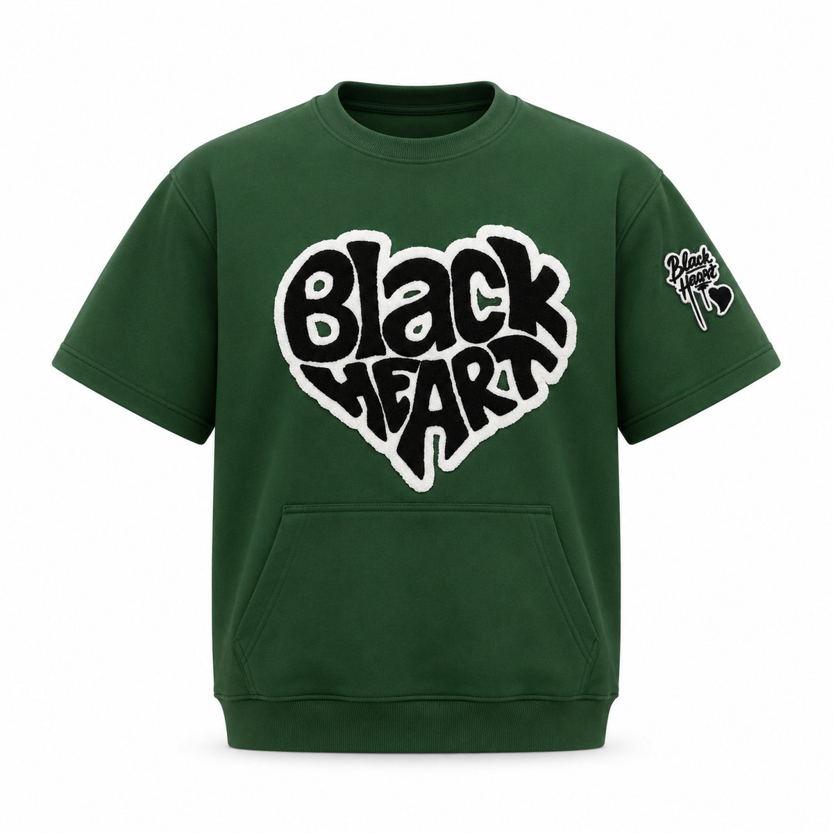Black Heart Signature KISS Short Sleeve Sweatshirt