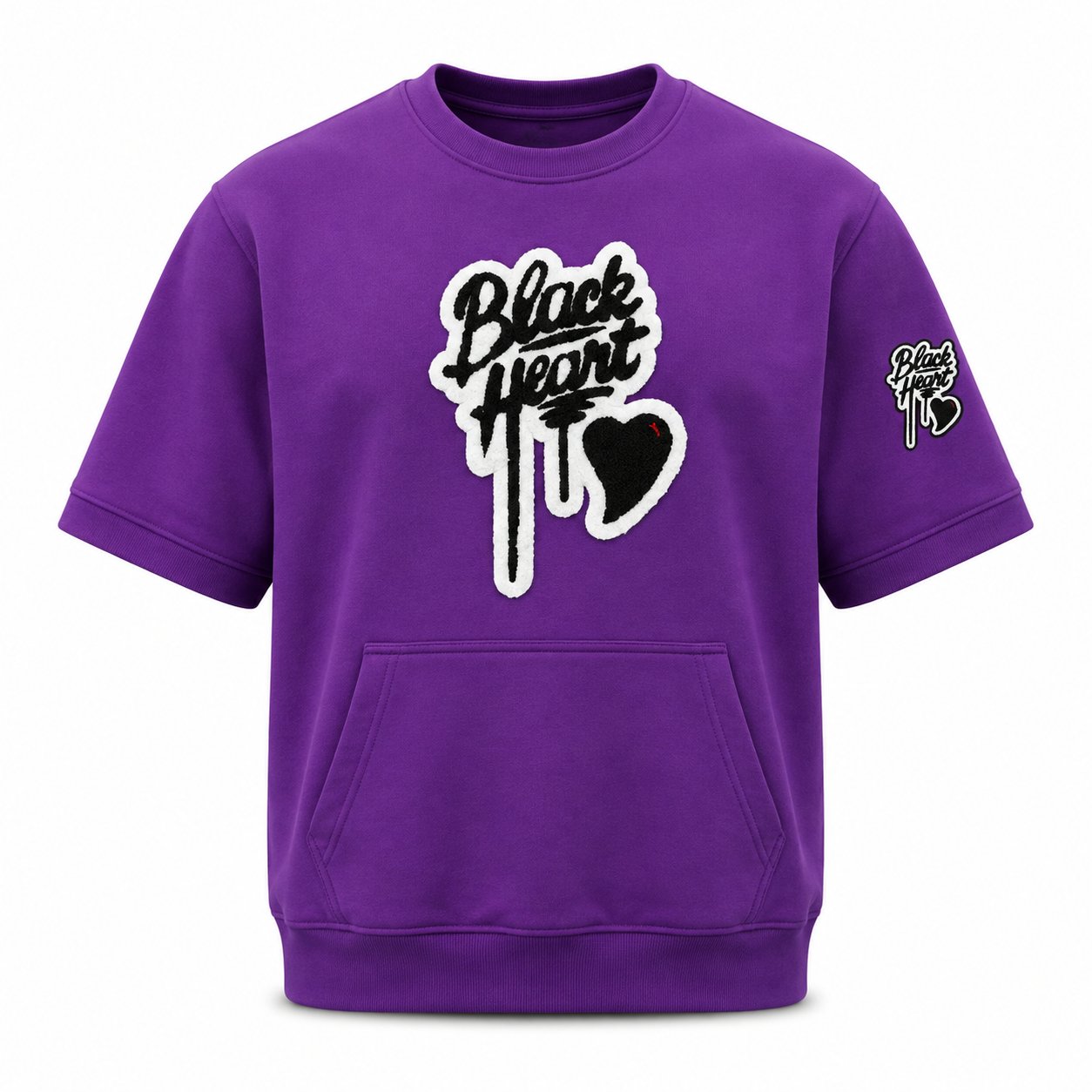 Black Heart Signature KISS Short Sleeve Sweatshirt