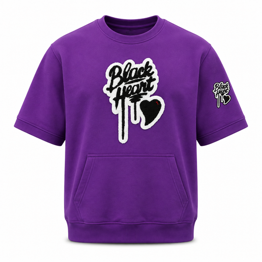 Black Heart Signature KISS Short Sleeve Sweatshirt