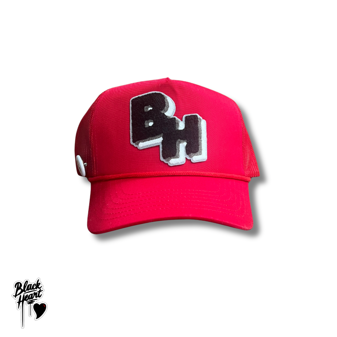 Black Heart Trucker Hat