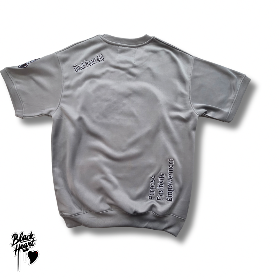 Black Heart Signature KISS Short Sleeve Sweatshirt