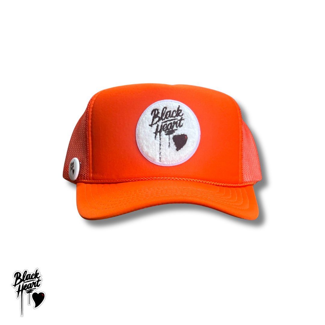 Black Heart Trucker Hat