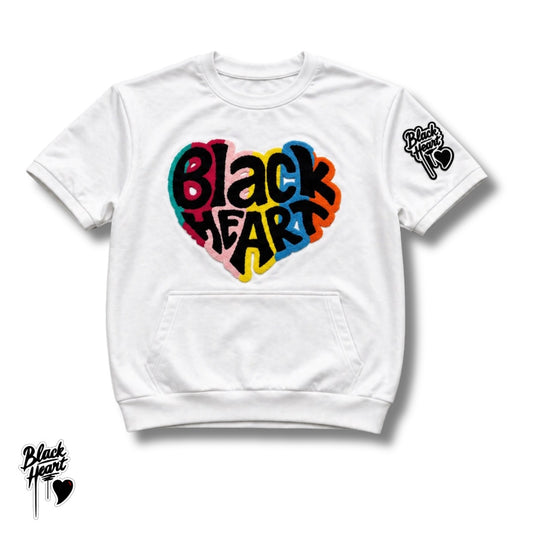 Black Heart Signature KISS Short Sleeve Sweatshirt