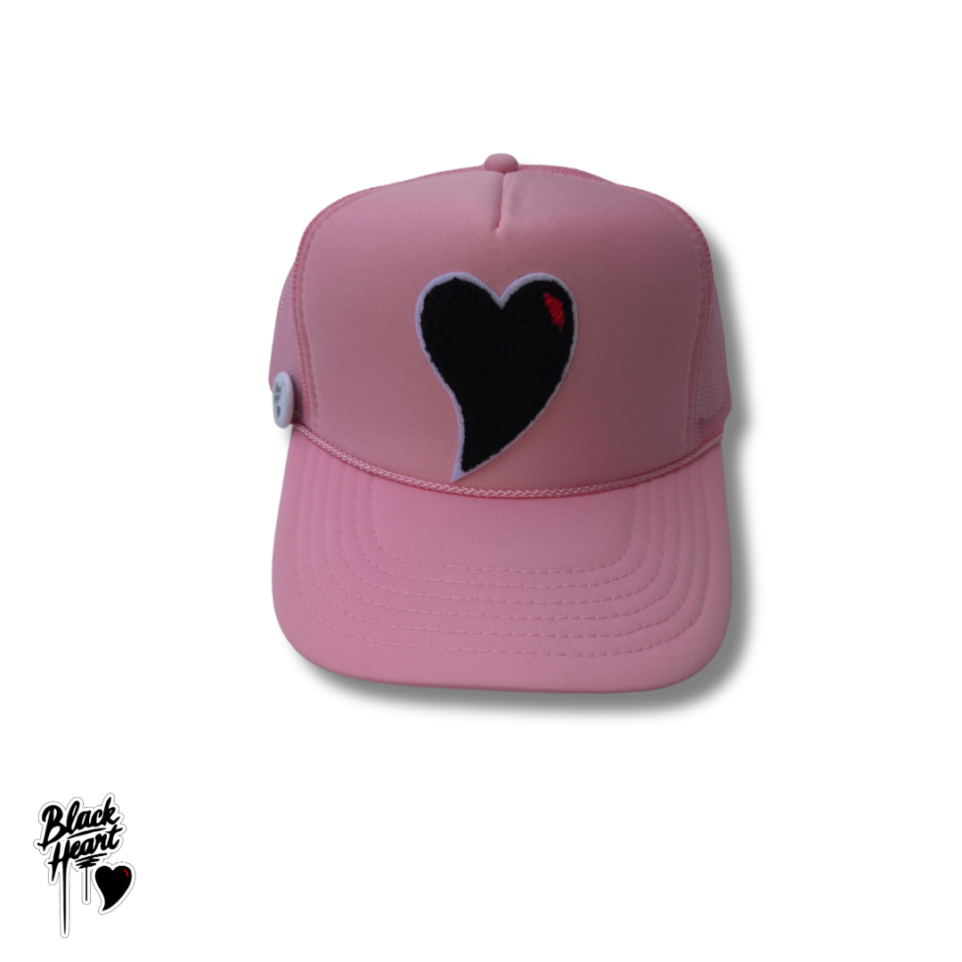 Black Heart Trucker Hat