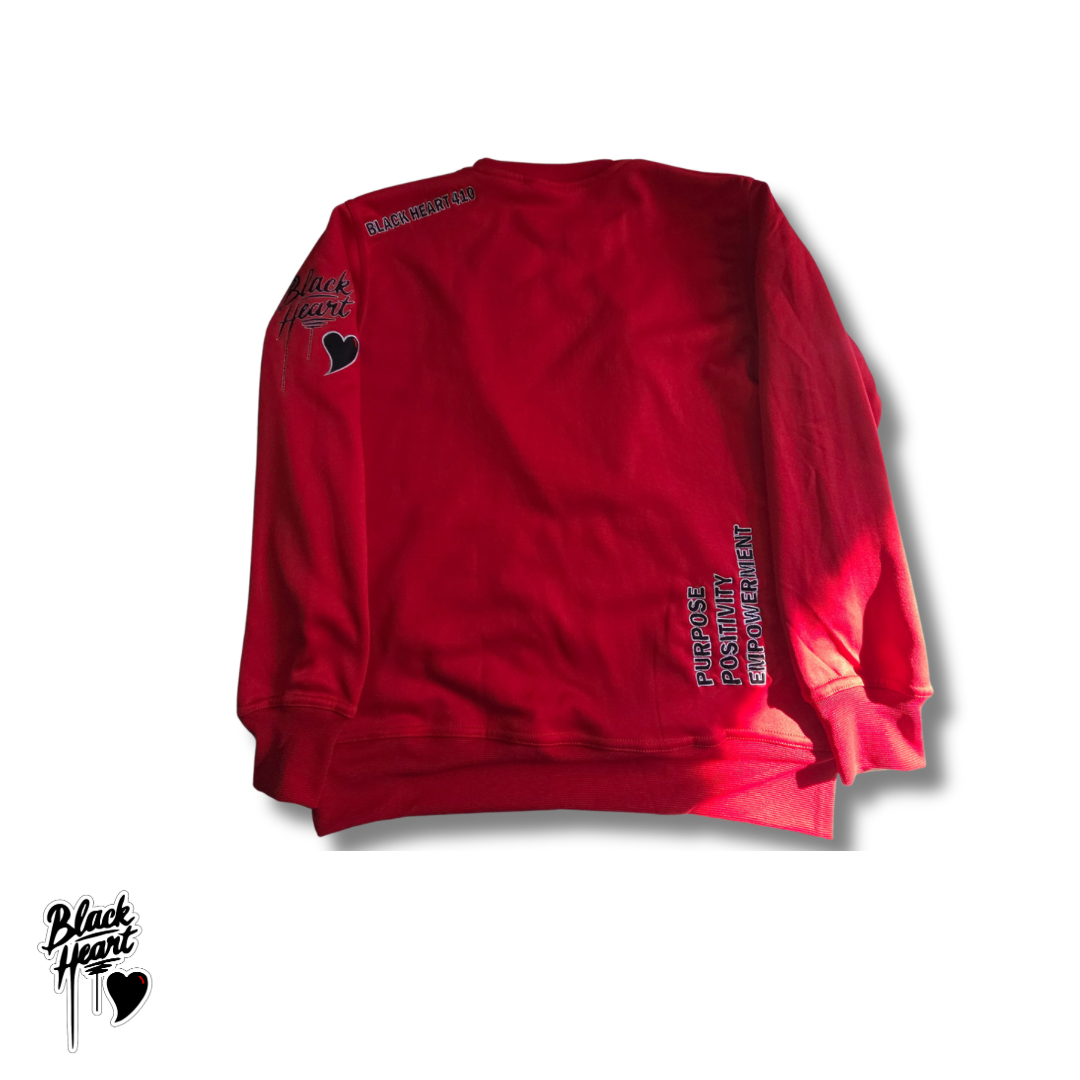 Unisex KISS Sweatshirt - Red